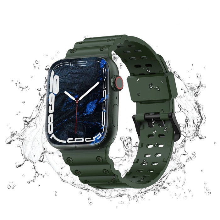 Strap Triple Protection for Apple Watch 38 / 40 / 41 mm band bracelet - green