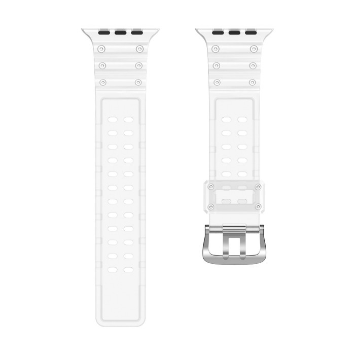 Strap Triple Protection for Apple Watch 38 / 40 / 41 mm band bracelet - transparent