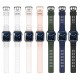 Strap Triple Protection for Apple Watch 38 / 40 / 41 mm band bracelet - transparent