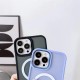Armored magnetic iPhone 14 Pro Max MagSafe Color Matte Case - purple