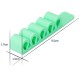 Silicone office organizer - green
