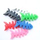 Fish-shaped headphone cable wrap - black