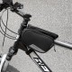 Wozinsky frame bike bag + detachable phone cover up to 6.5 "1.5l black (WBB7BK)