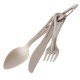 Tourist tableware and cutlery SET for 2 people.