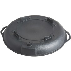 Grill grate and grill pan for a gas camping stove and grill