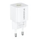 Wozinsky WWCEAC GaN USB-A USB-C 33W Wall Charger - White