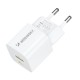 Wozinsky WWCEAC GaN USB-A USB-C 33W Wall Charger - White