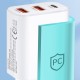 Wozinsky CWCUCW 30W USB-C / 2 x USB-A Wall Charger - White