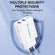 Wozinsky CWCUCW 30W USB-C / 2 x USB-A Wall Charger - White
