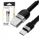 Wozinsky WNBAC1 USB-A / USB-C 2.4A cable 1 m - black
