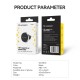 Wozinsky WUMKO Magnetic Phone Holder for Car Air Vent - Black