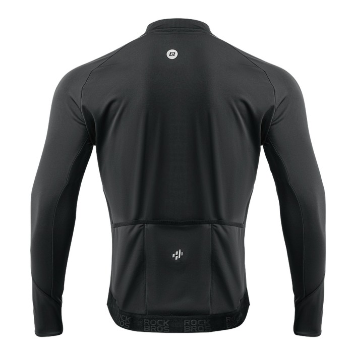 Rockbros Fall/Winter Long Sleeve Cycling Jacket L - Black