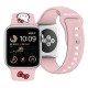 Hello Kitty Silicone Kitty Head Strap for Apple Watch 42/44/45/49mm - Pink