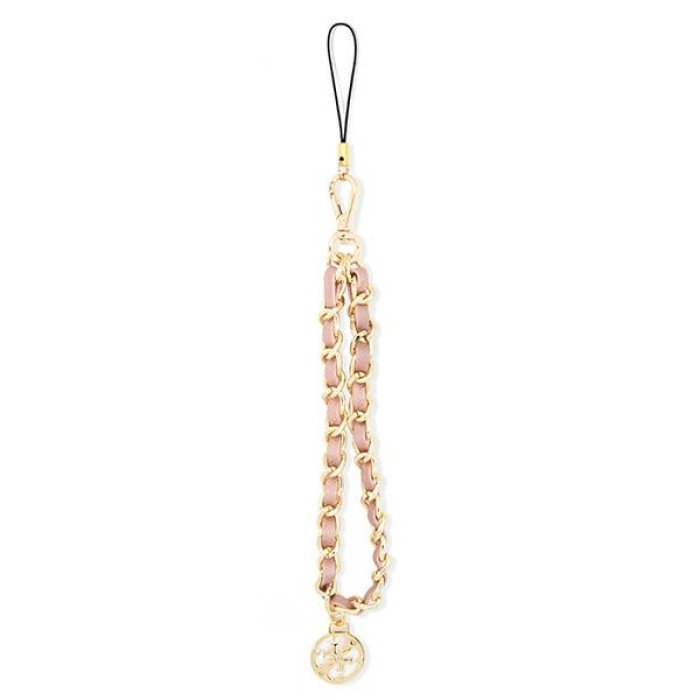 Guess pendant GUTSAS4P Phone Strap pink/pink Chain Metal 4G Charm