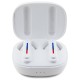 BMW Bluetooth headphones BMBEMIATP20LOH TWS + docking station white/white Printed Logos