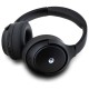 BMW On-Ear Bluetooth ANC Headphones BMBHKL601SSLVK Black Metal Logos