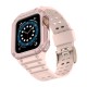 Protect Strap Band for Apple Watch 38/40/41mm Armored Case Strap - Pink