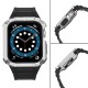 Protect Strap Band for Apple Watch 38/40/41mm Armored Case Strap - Black, Silver
