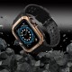 Protect Strap Band for Apple Watch 38/40/41mm Armored Case Strap - Black, Rose Gold