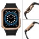 Protect Strap Band for Apple Watch 38/40/41mm Armored Case Strap - Black, Rose Gold