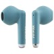 Guess Bluetooth headphones GUTWSJ14ESGQ TWS + docking station turquoise/turquoise Printed Classic Logo