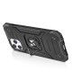 Wozinsky Ring Armor iPhone 14 Pro Max Armored Case Magnetic Holder Ring Gold
