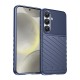 Thunder Case Samsung Galaxy S25 Silicone Armored Case - Blue