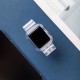 Silicone Band Strap Bracelet Case Strap Light Set for Apple Watch 44mm - Blue