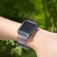 Silicone Band Strap Bracelet Case Strap Light Set for Apple Watch 42mm - Black