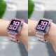 Silicone Band Strap Bracelet Case Strap Light Set for Apple Watch 40mm - Blue