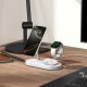 Tech-Protect A12 3in1 MagSafe Inductive Charger for Smartphone/Headphones/Smartwatch - White