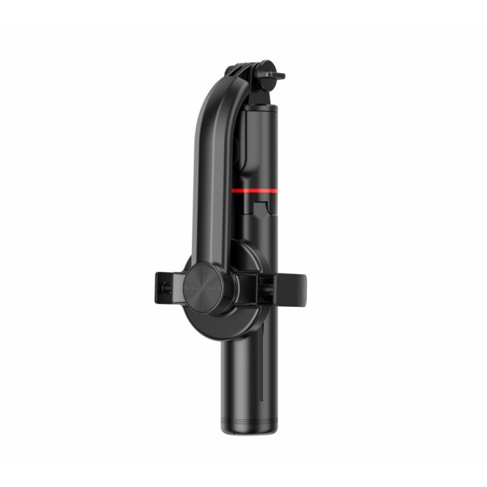 Tech-Protect L04S Bluetooth Selfie Stick with Tripod up to 95cm and 360 Head - Black