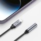 Tech-Protect UltraBoost Lightning / 3.5mm mini jack adapter - black