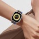 Tech-Protect Nylon Strap for Apple Watch 4/5/6/7/8/9/SE/Ultra 1/2 (42/44/45/49 mm) - Black &amp;amp; Orange