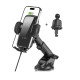 Tech-Protect CM15W-V1 Car Phone Holder with 15W Inductive Charger for Cockpit/Air Vent - Black