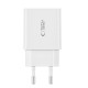 Tech-Protect NC30W USB-C PD 30W / USB-A QC 3.0 charger - white