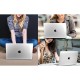 Tech-Protect SmartShell Case for MacBook Air 15" M2 / M3 / 2023-2024 - Transparent