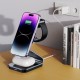 Tech-Protect QI15W-A29 3-in-1 Inductive Charger with MagSafe for Smartphone / Apple Watch / AirPods - Black