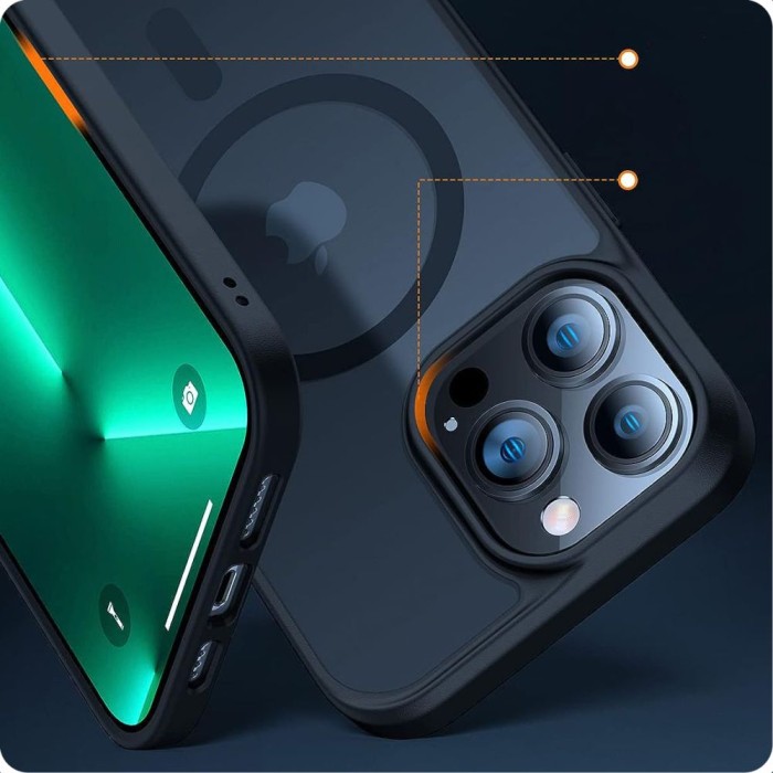 Tech-Protect MagMat MagSafe iPhone 15 Case - Matte Black