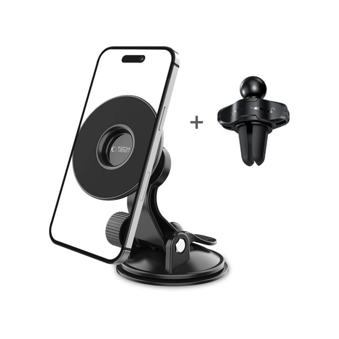 Tech-Protect N50 MagSafe Car Magnetic Phone Holder for Cockpit/Air Vent - Black
