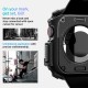Spigen Rugged Armor Case for Apple Watch 10 46mm - Black