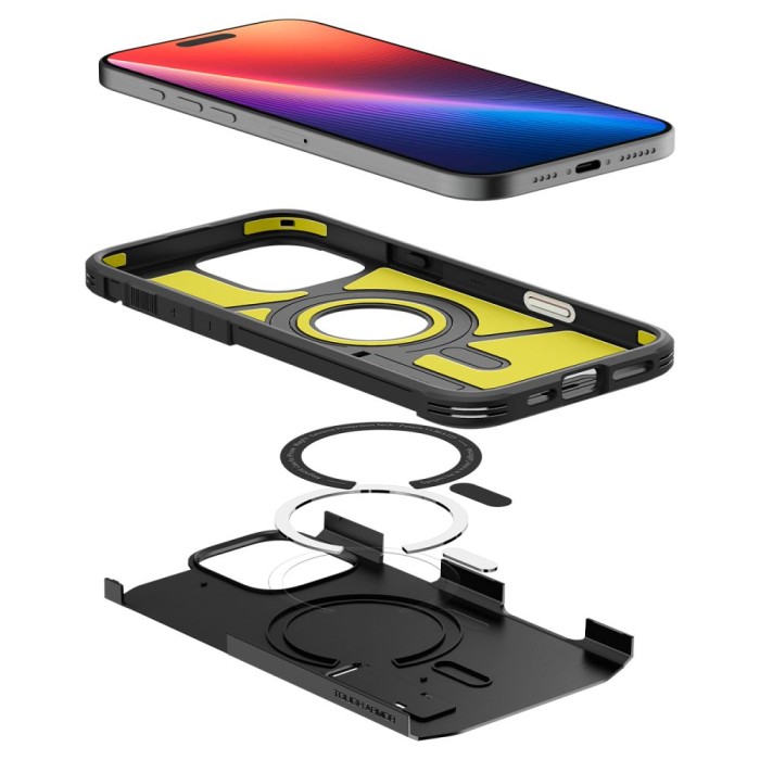 Spigen Tough Armor "T" MagSafe case for iPhone 16 Pro Max - black