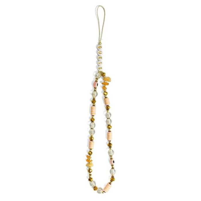 Guess pendant GUSTBOHP Phone Strap brown/brown Beads Bohemia
