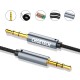 Choetech AUX002 cable mini jack 3.5mm (male) / mini jack 3.5mm (male) 1.2m - black