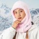 Qunature Arctic Velvet Ski Balaclava Size L - Pink