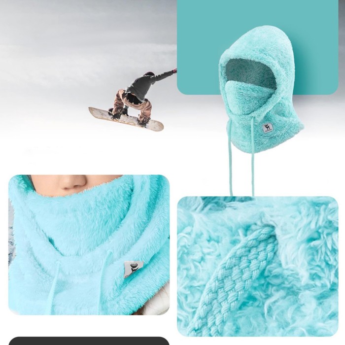 Qunature Arctic Velvet Ski Balaclava Size L - Mint