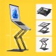 Wozinsky WRS-CPY75DSB Aluminum Laptop and Tablet Stand + Free Smartphone Stand - Black