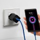 SBS TECABLETISSUETCCB USB-C - USB-C 1.5m 60W braided cable - blue