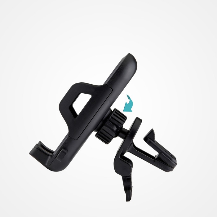 SBS TEHWSUPCLIPSTG smartphone holder for air vent, with reinforced jaws - black