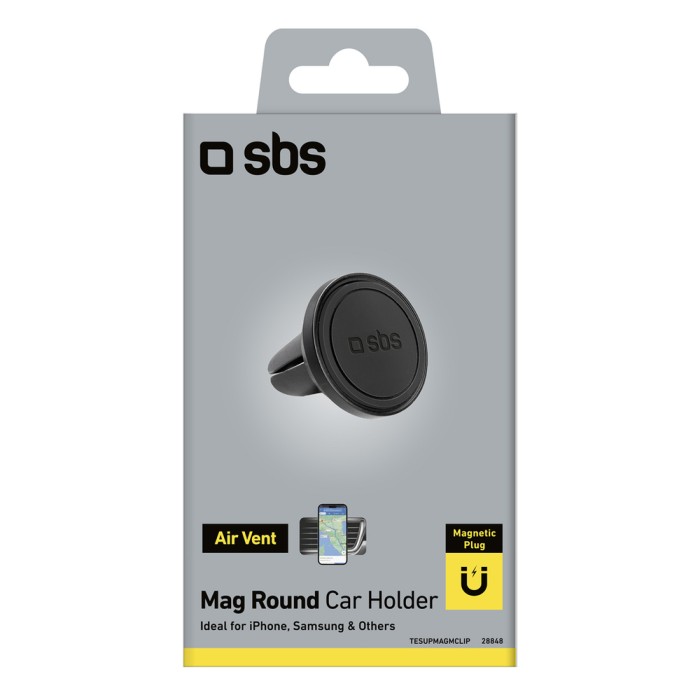 SBS TESUPMAGMCLIP smartphone holder magnetic, for air vent - black
